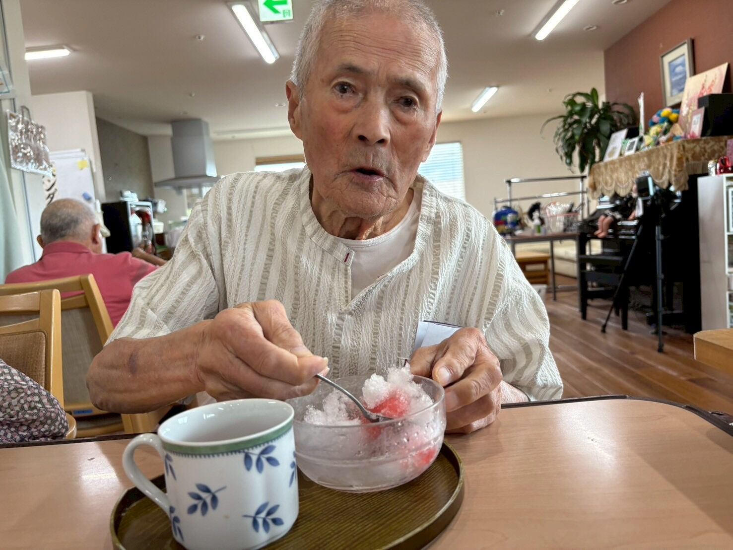 🌻デイサービスで精霊馬作り＆かき氷レクリエーション🍧