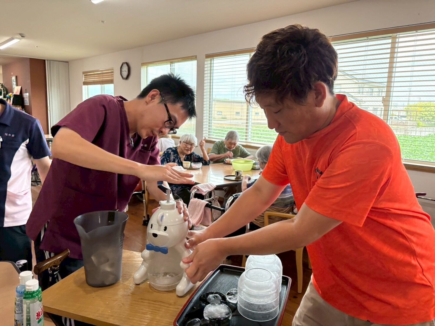 🌻デイサービスで精霊馬作り＆かき氷レクリエーション🍧